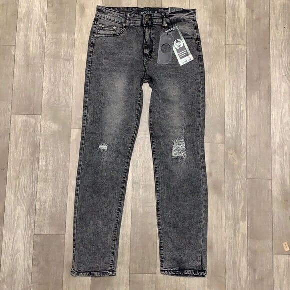 NWT CR 24 Chrome Edge Motion Flex Slim‎ Fit Distressed Jeans - Picture 1 of 8